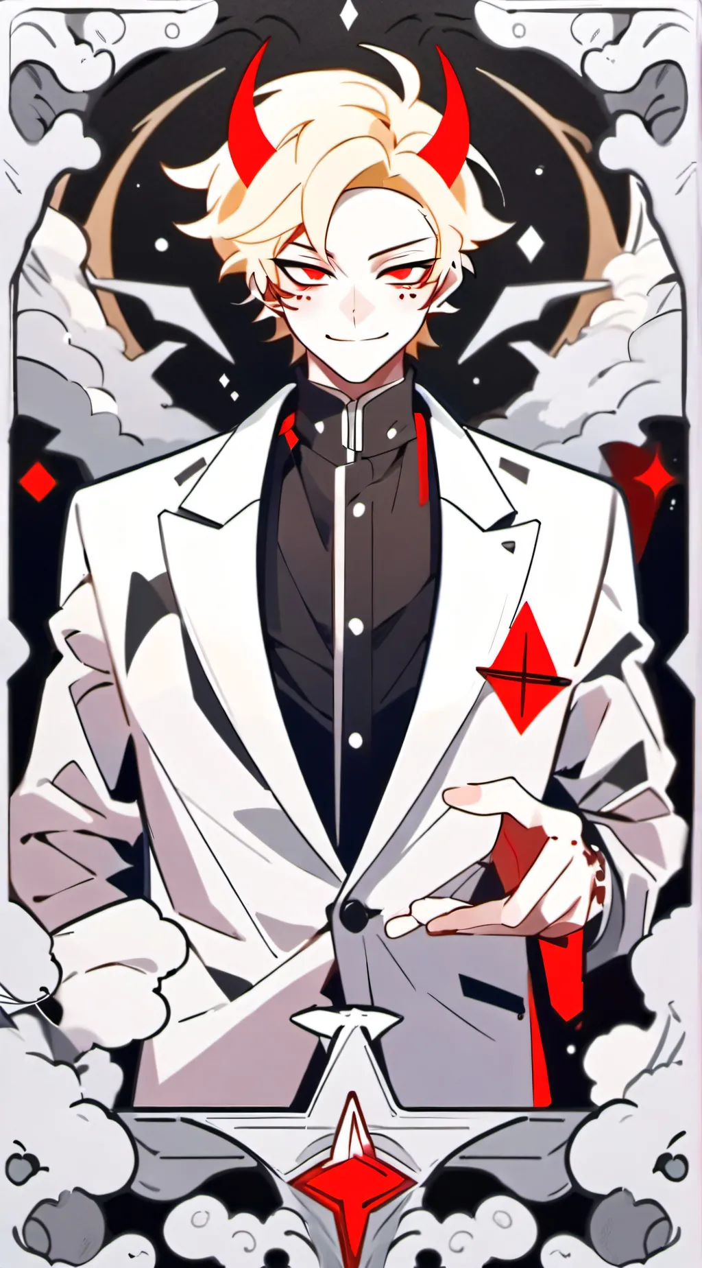 ai character: radioapple  background