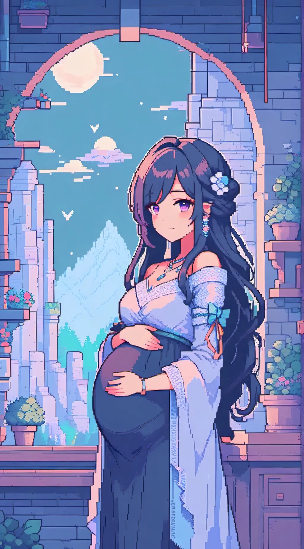ai character: aphmau  background