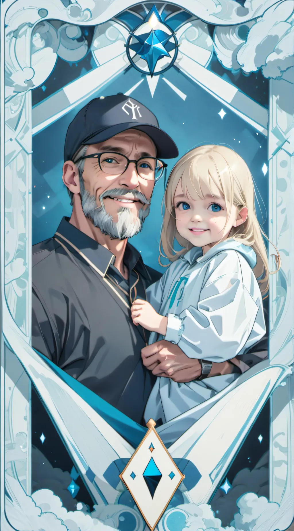 ai character: dad background