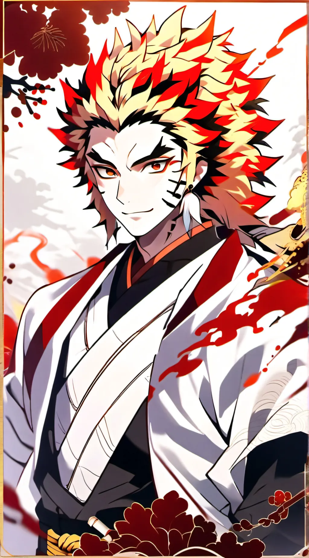 ai character: Kyojuro Rengoku 🔥🔥 background