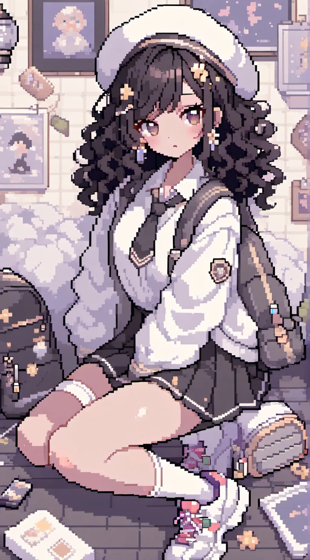 ai character: Zooey    background