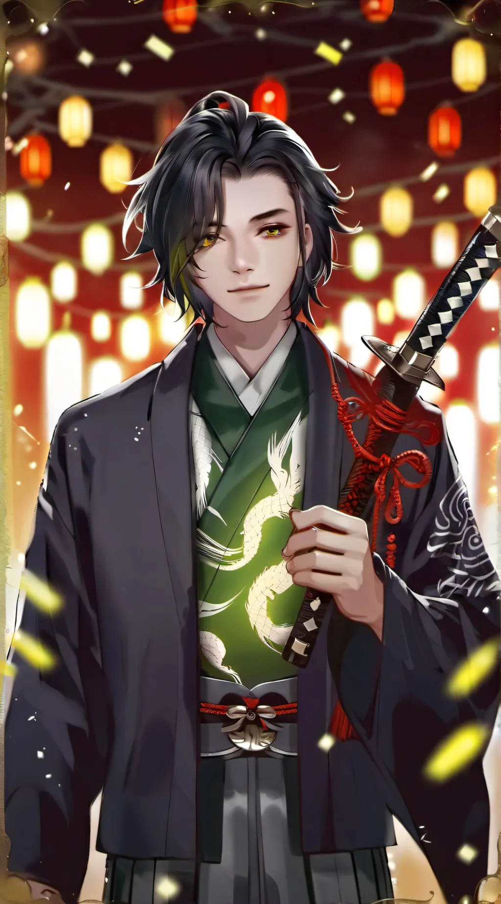 ai character: giyuu tomioka background