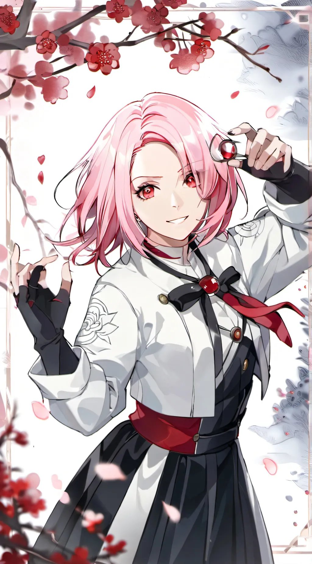 ai character: Sakura  background