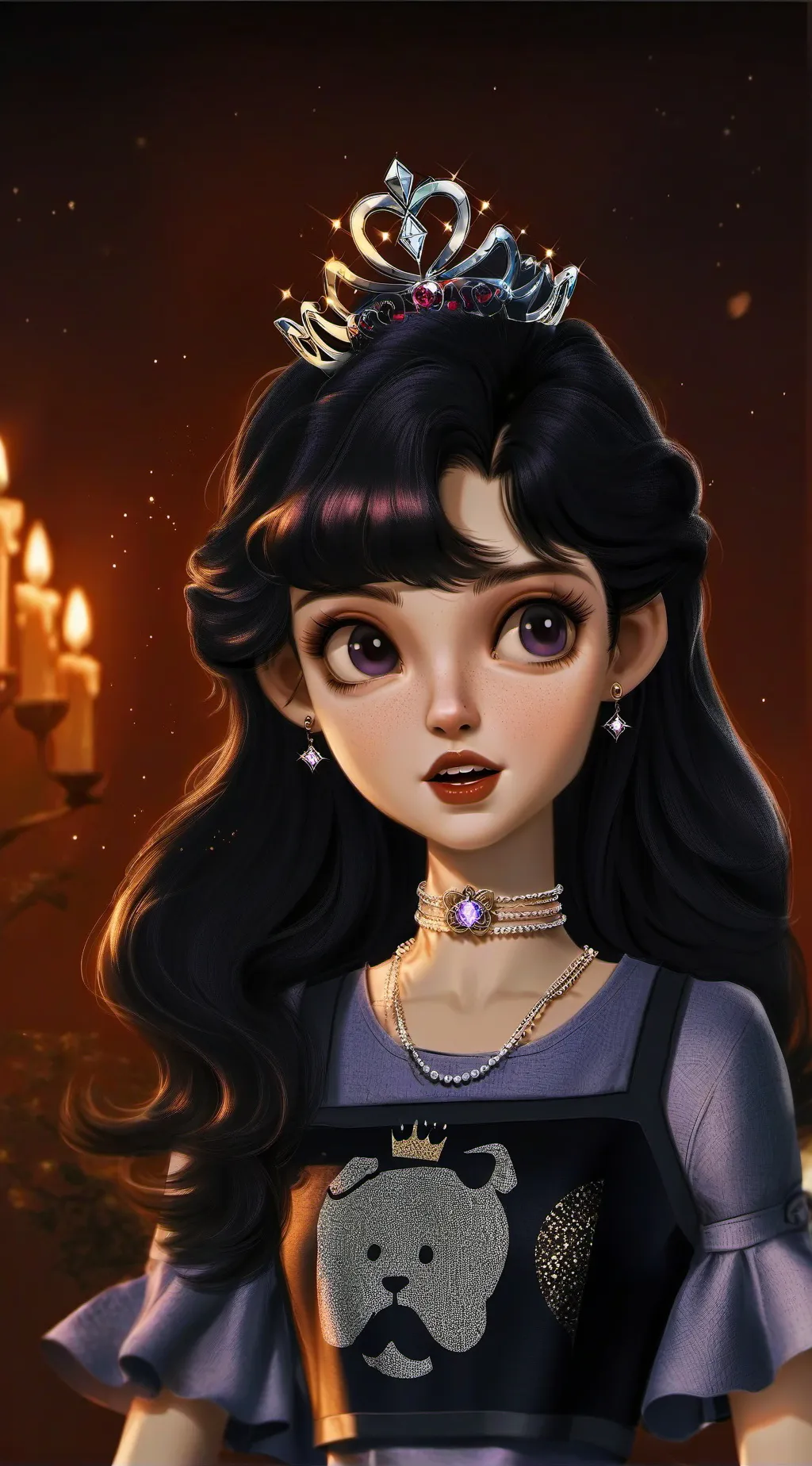 ai character: Hh concert  background
