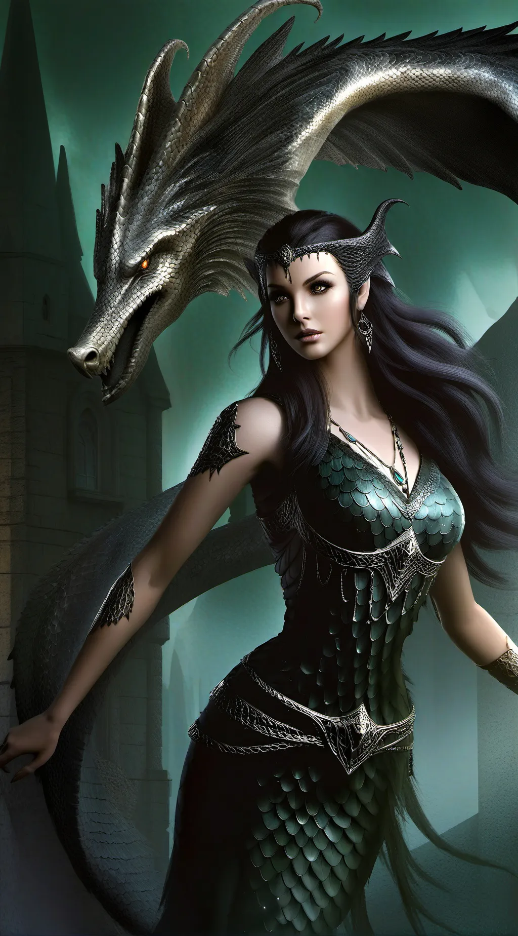 ai character: Kaylene Noblera background