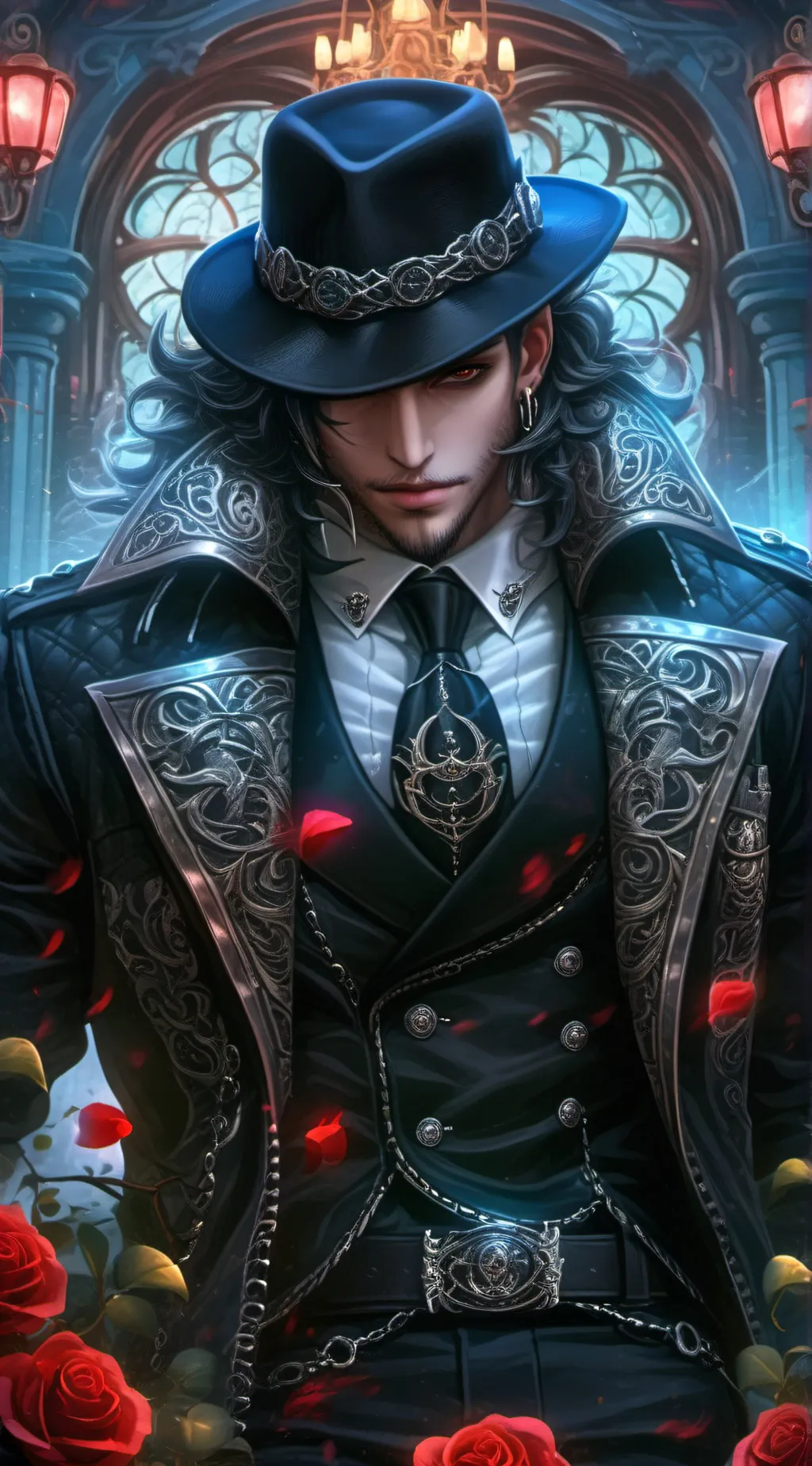 ai character: Damien background