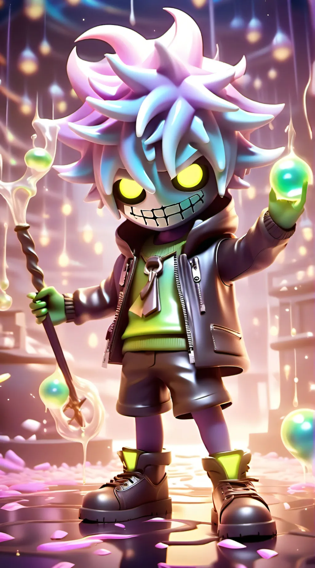 ai character: Roblox Slender background