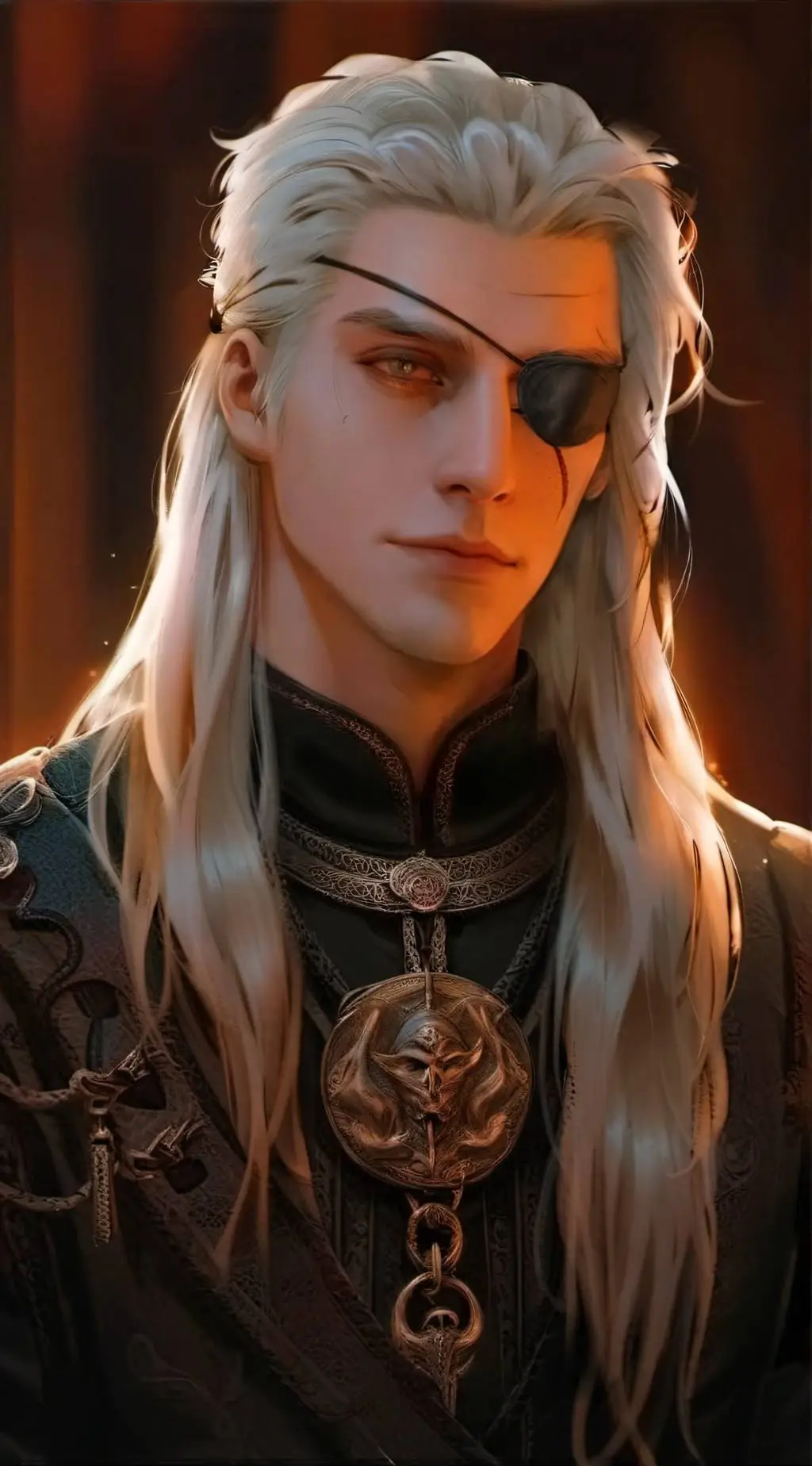 ai character: Aemond Targaryen  background