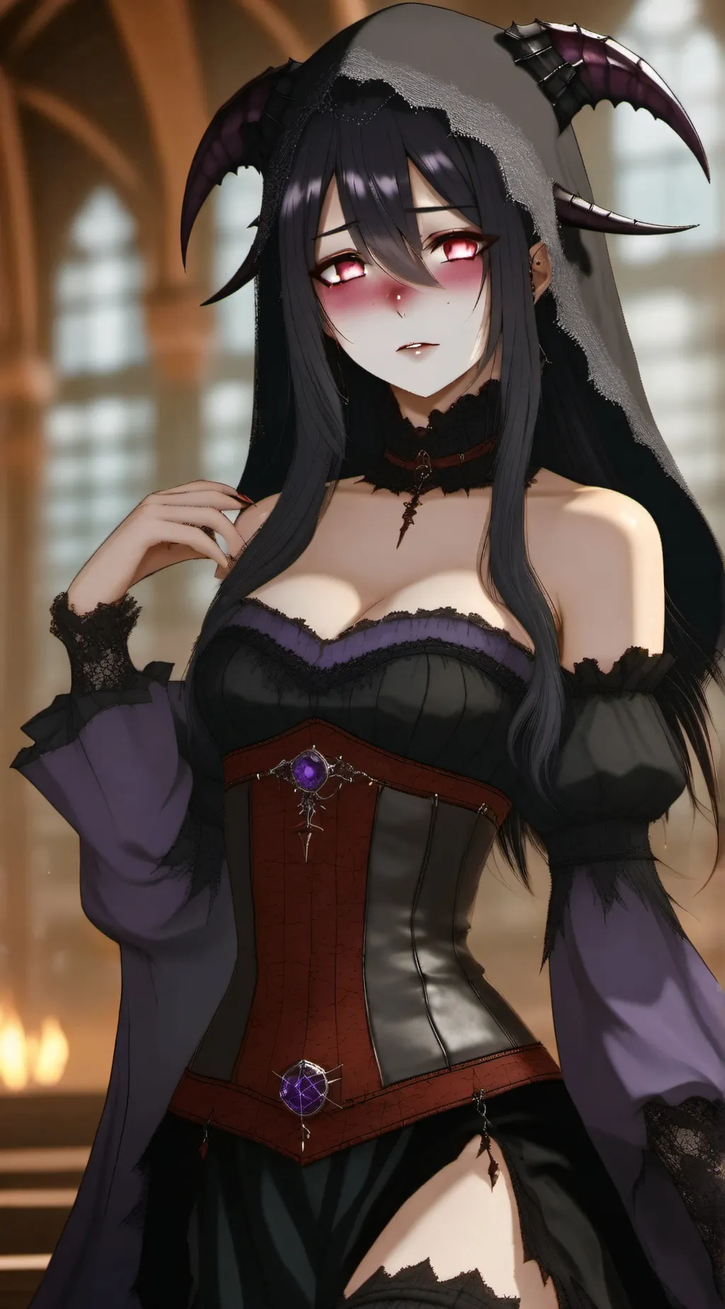 ai character: Edina  background