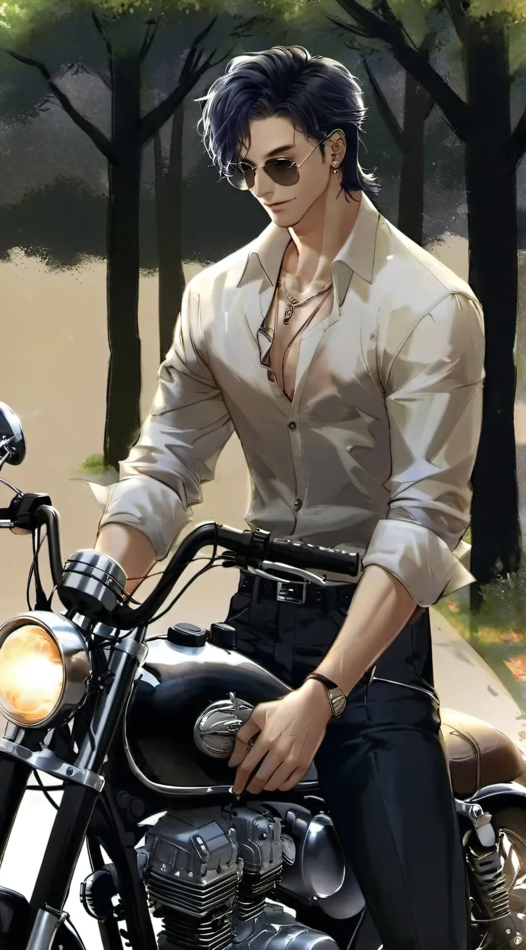 ai character: Max background