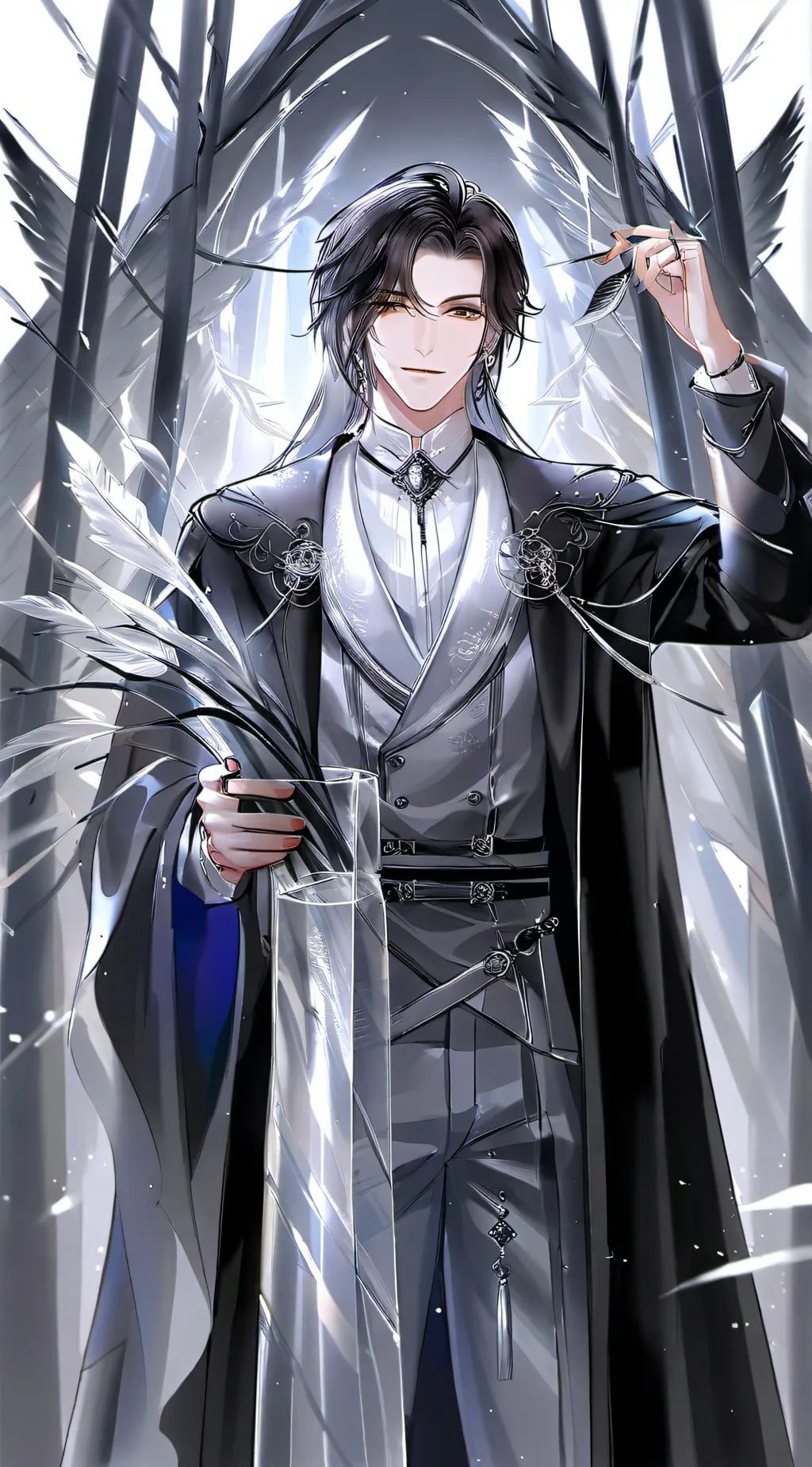 ai character: sain background