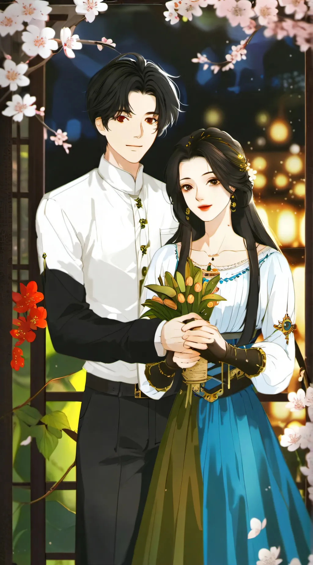 ai character: Jake and mia background