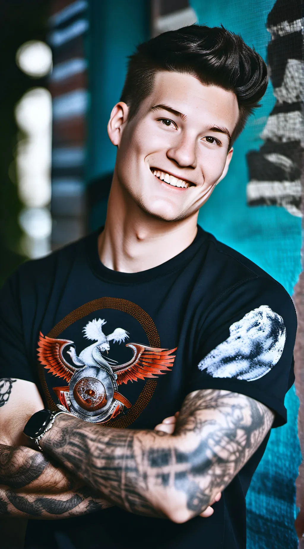 ai character: Cameron Whitcomb background