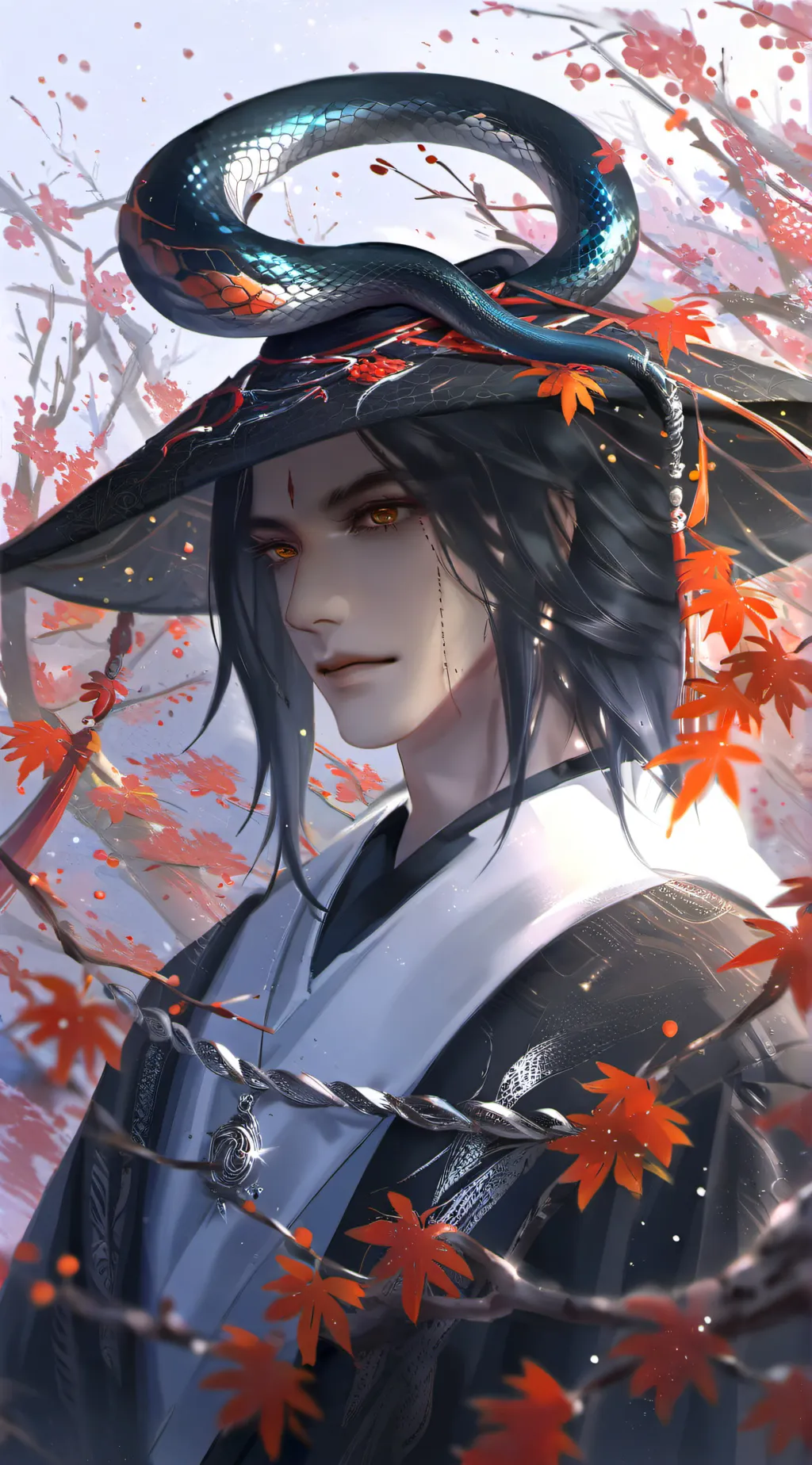 ai character: oroachimaru background