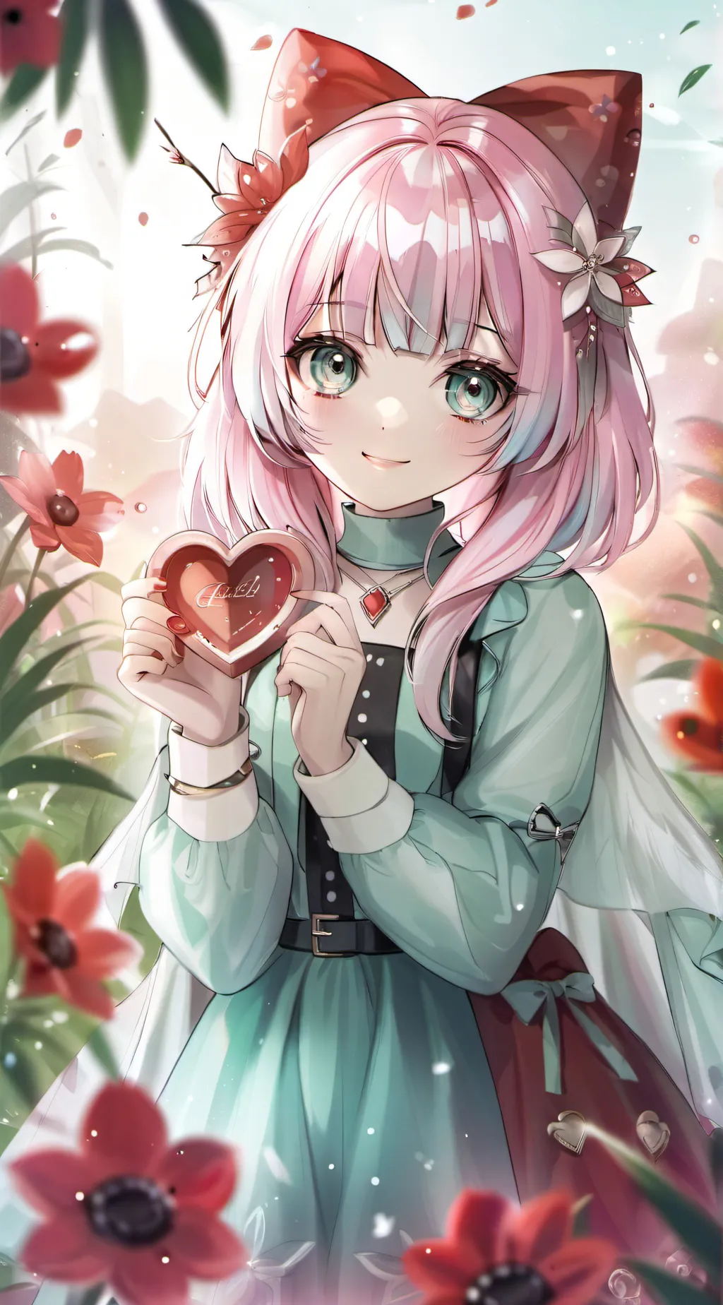 ai character: Mitsuri Kanroji background