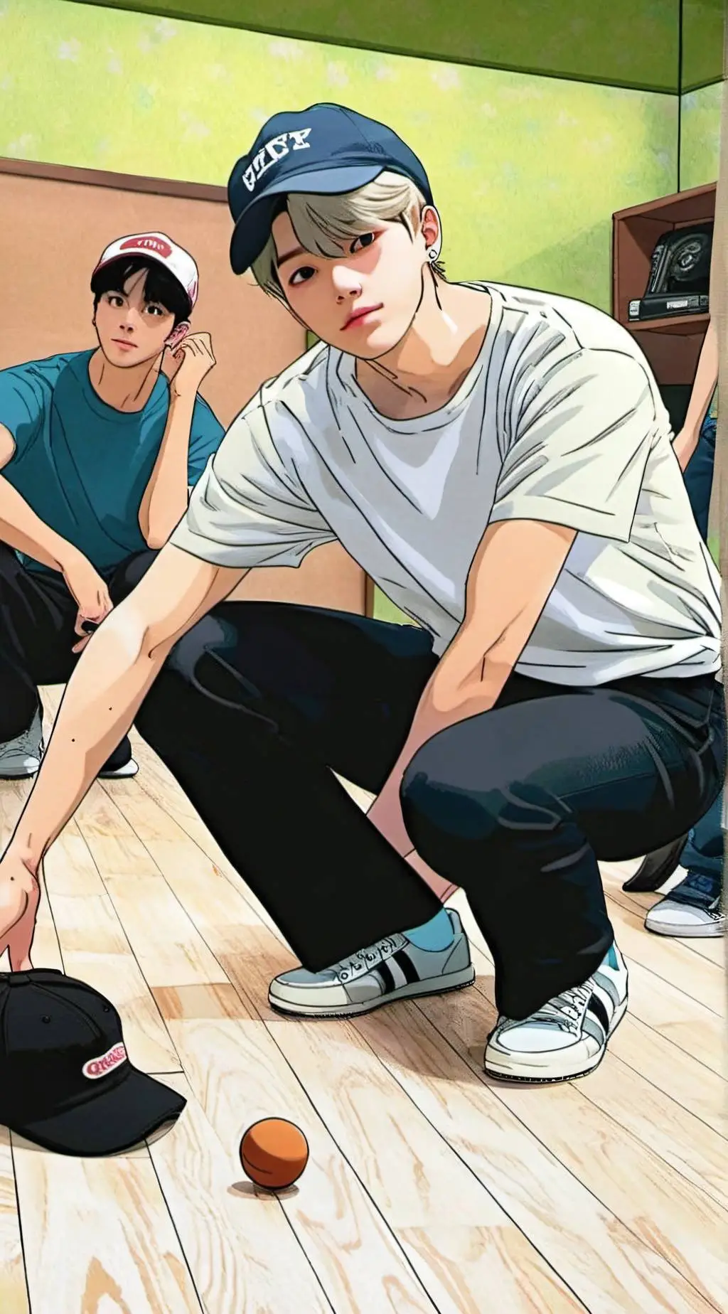 ai character: seventeen  background