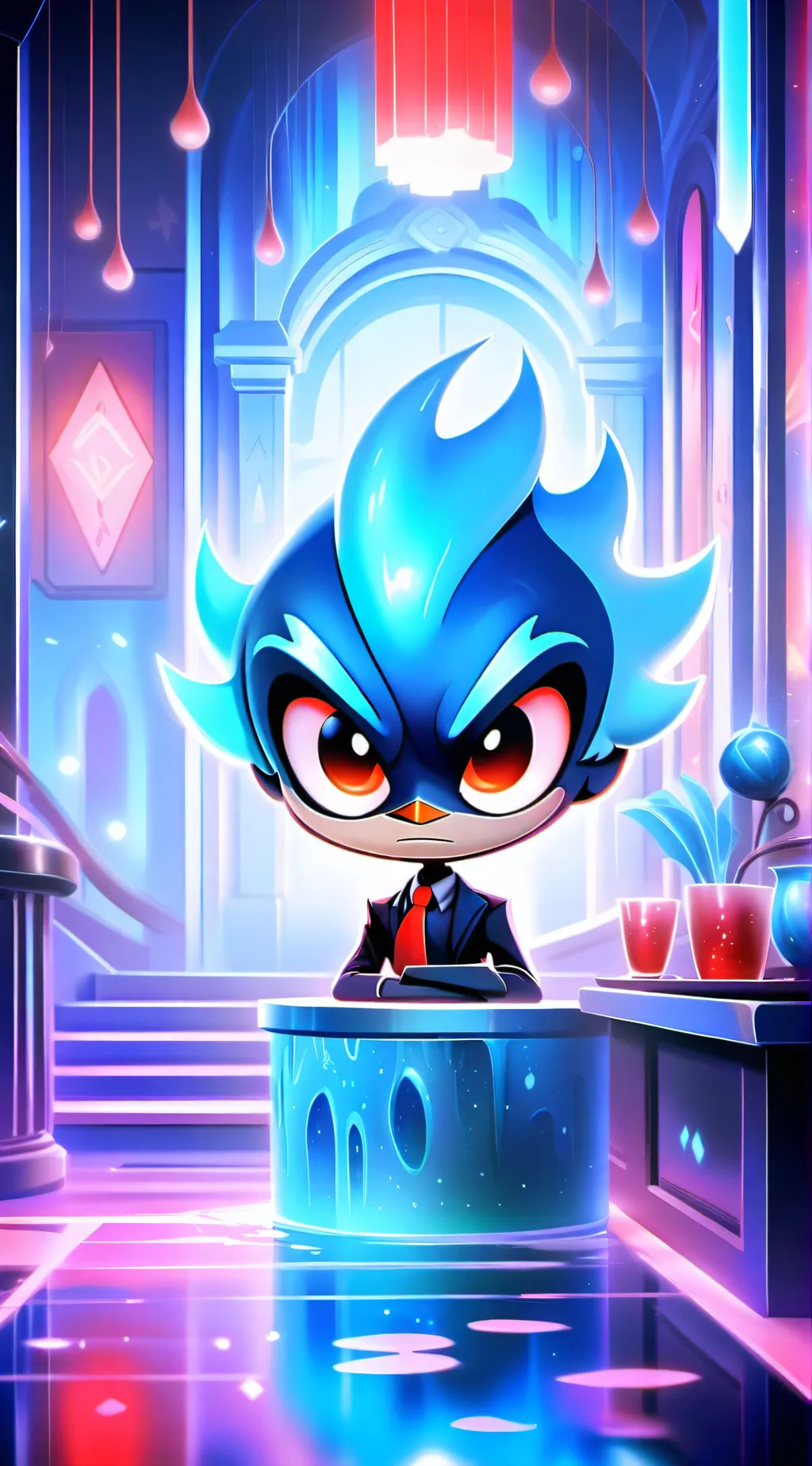 ai character: HH background