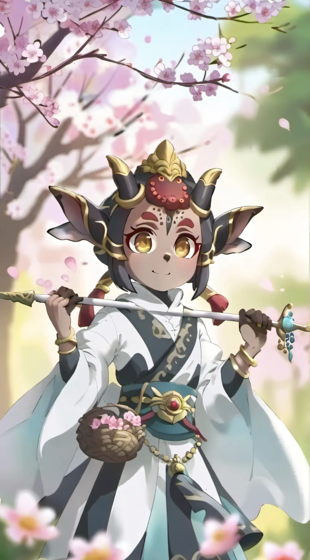 ai character:  The cookie virus background