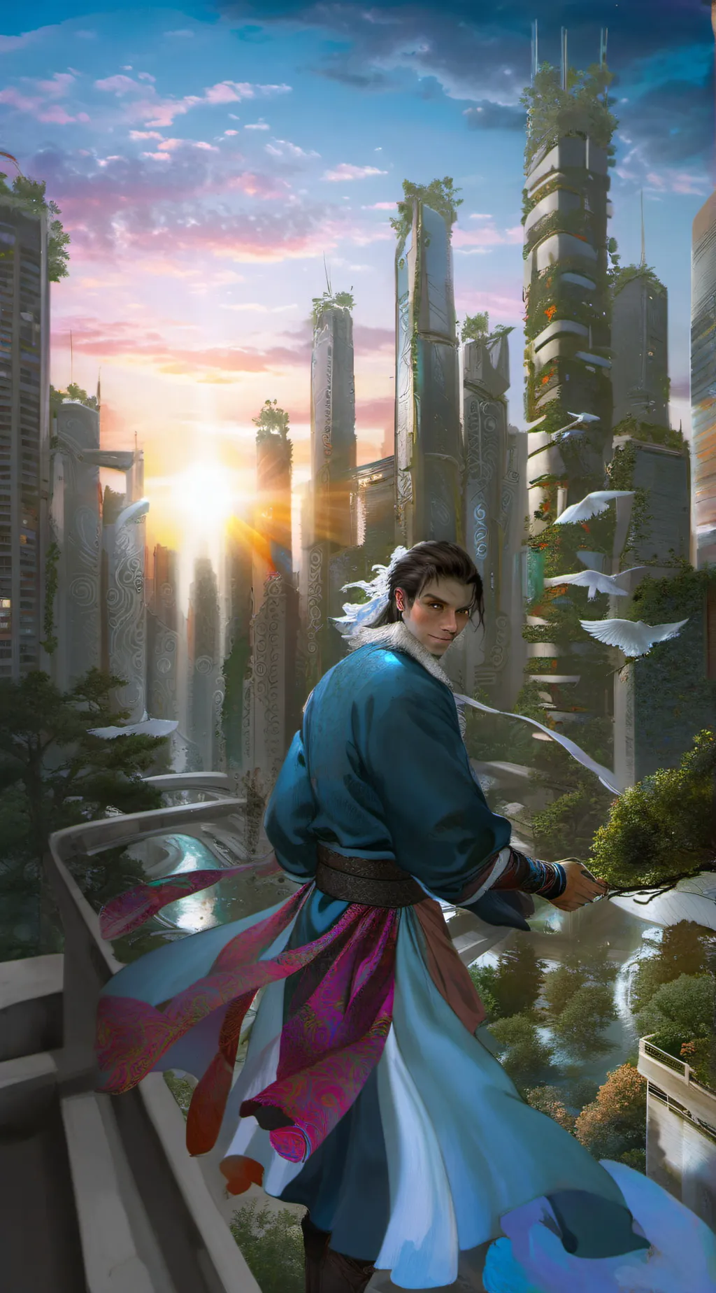 ai character: Aaron background