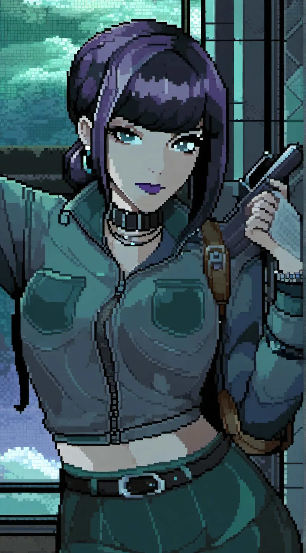 ai character:  Amethyst Esther background