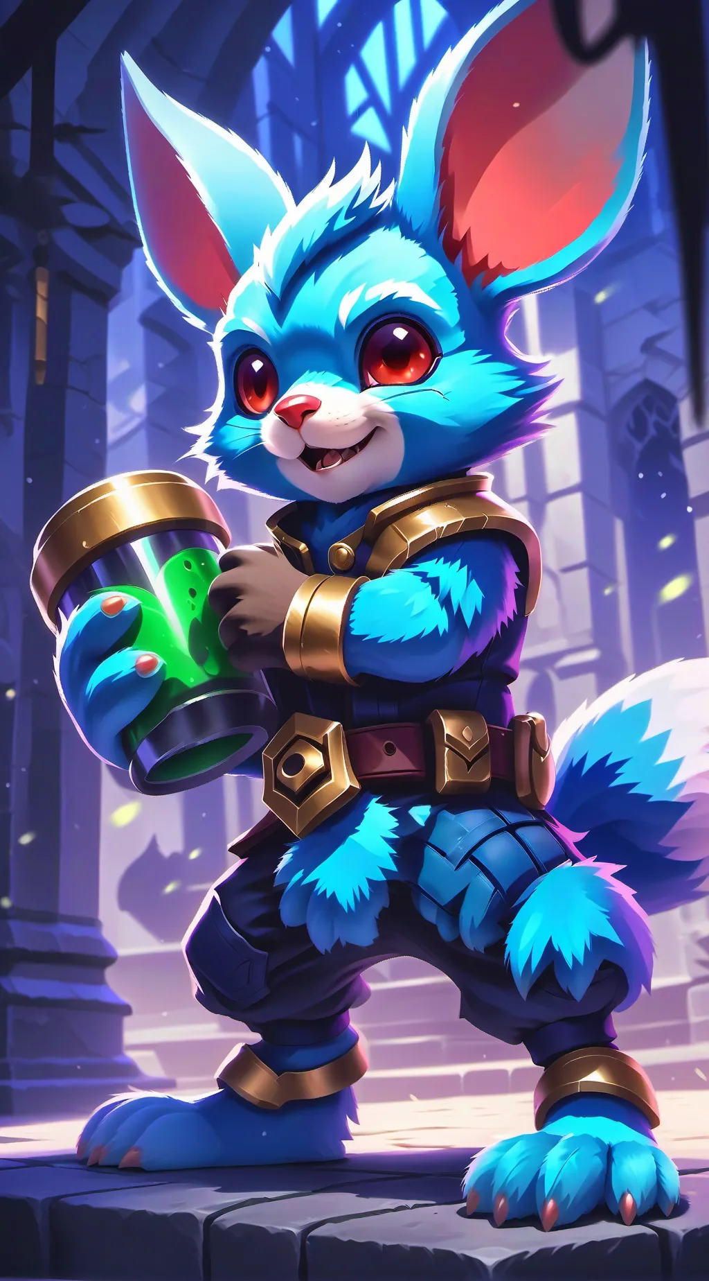 ai character: Riggy the runkey background
