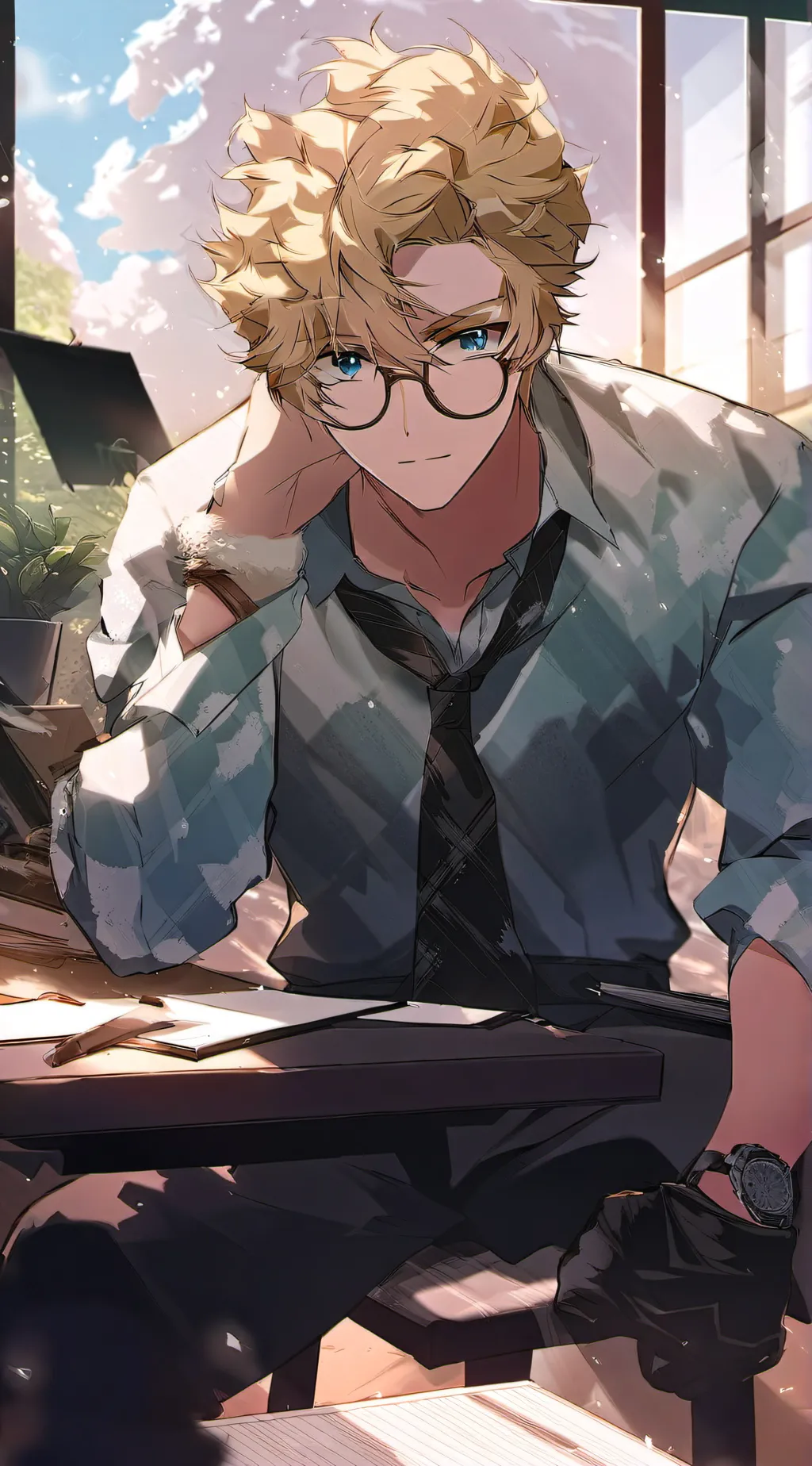 ai character: Therapy background