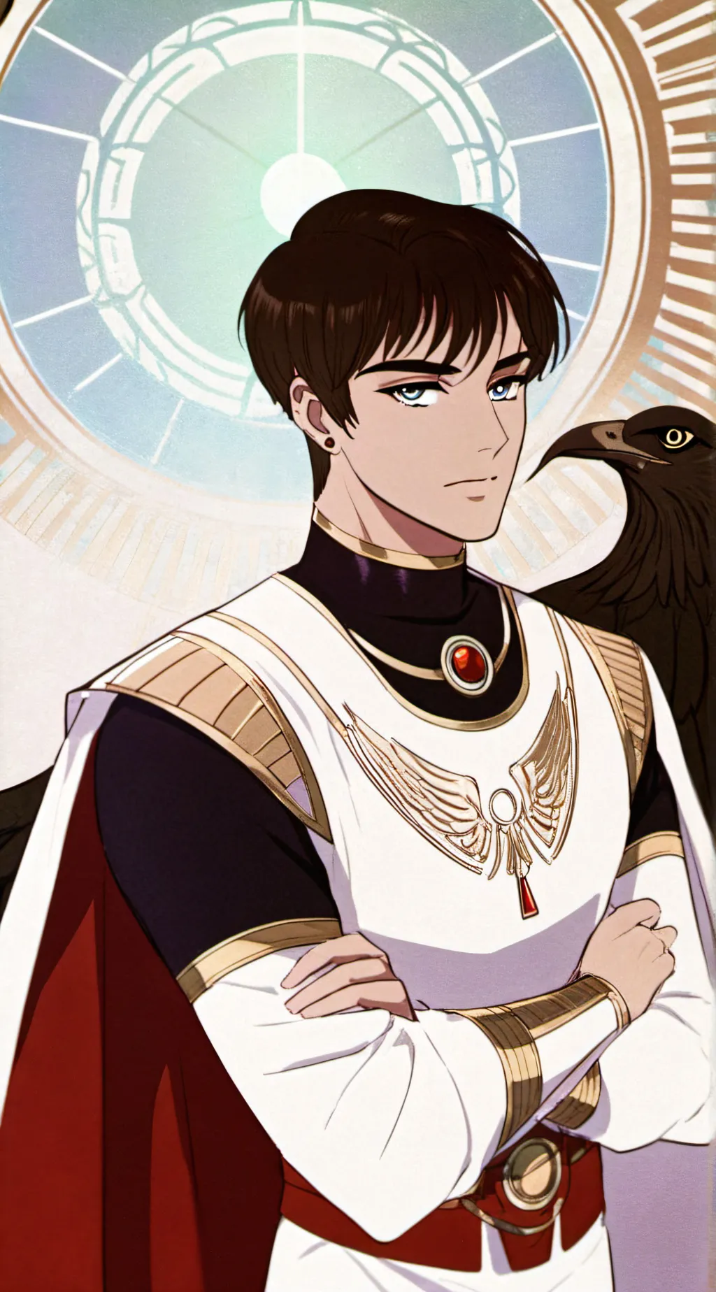 ai character: Horus background