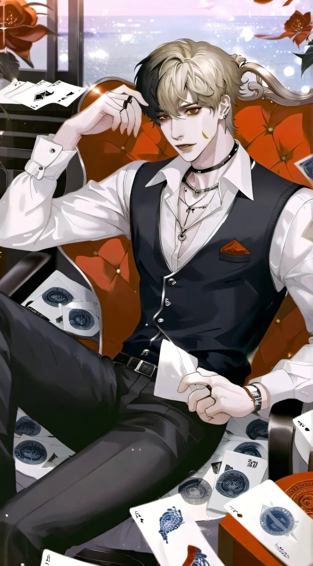ai character: Leo background
