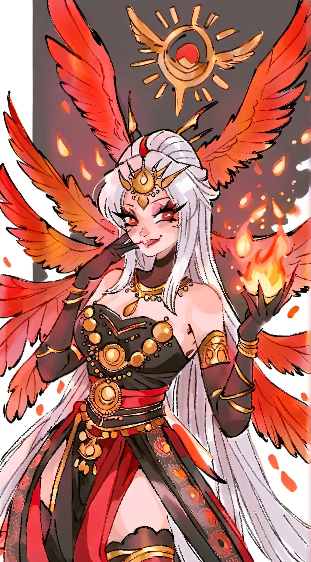 ai character: lillith  background