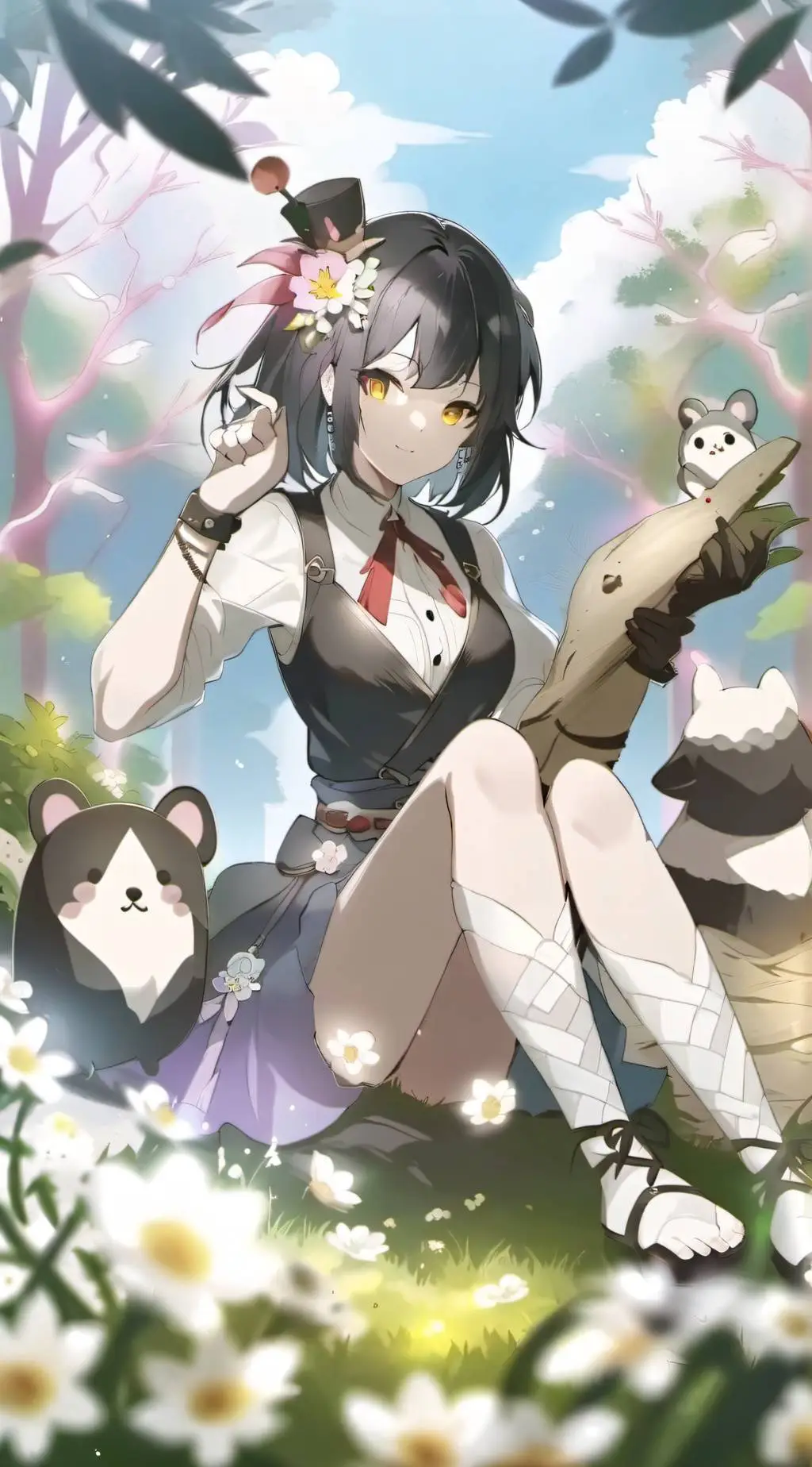 ai character: chat background