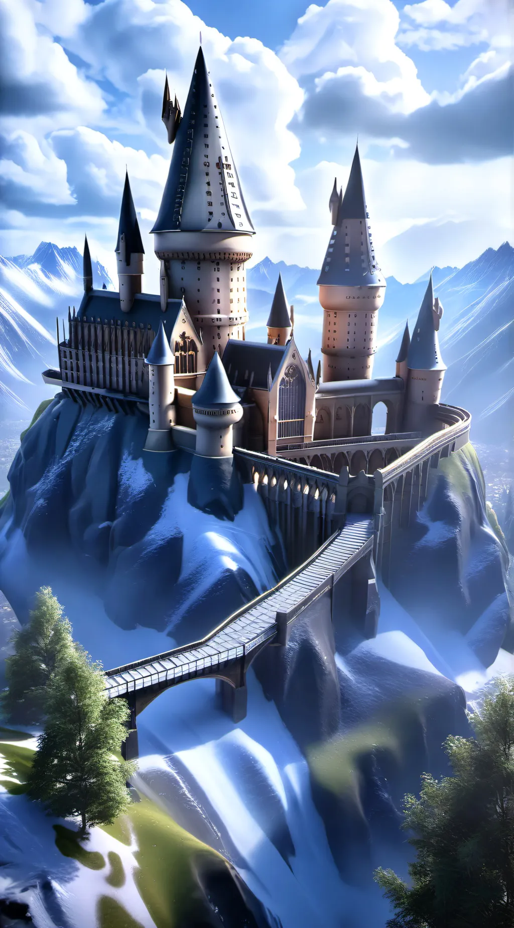 ai character: Hogwarts background