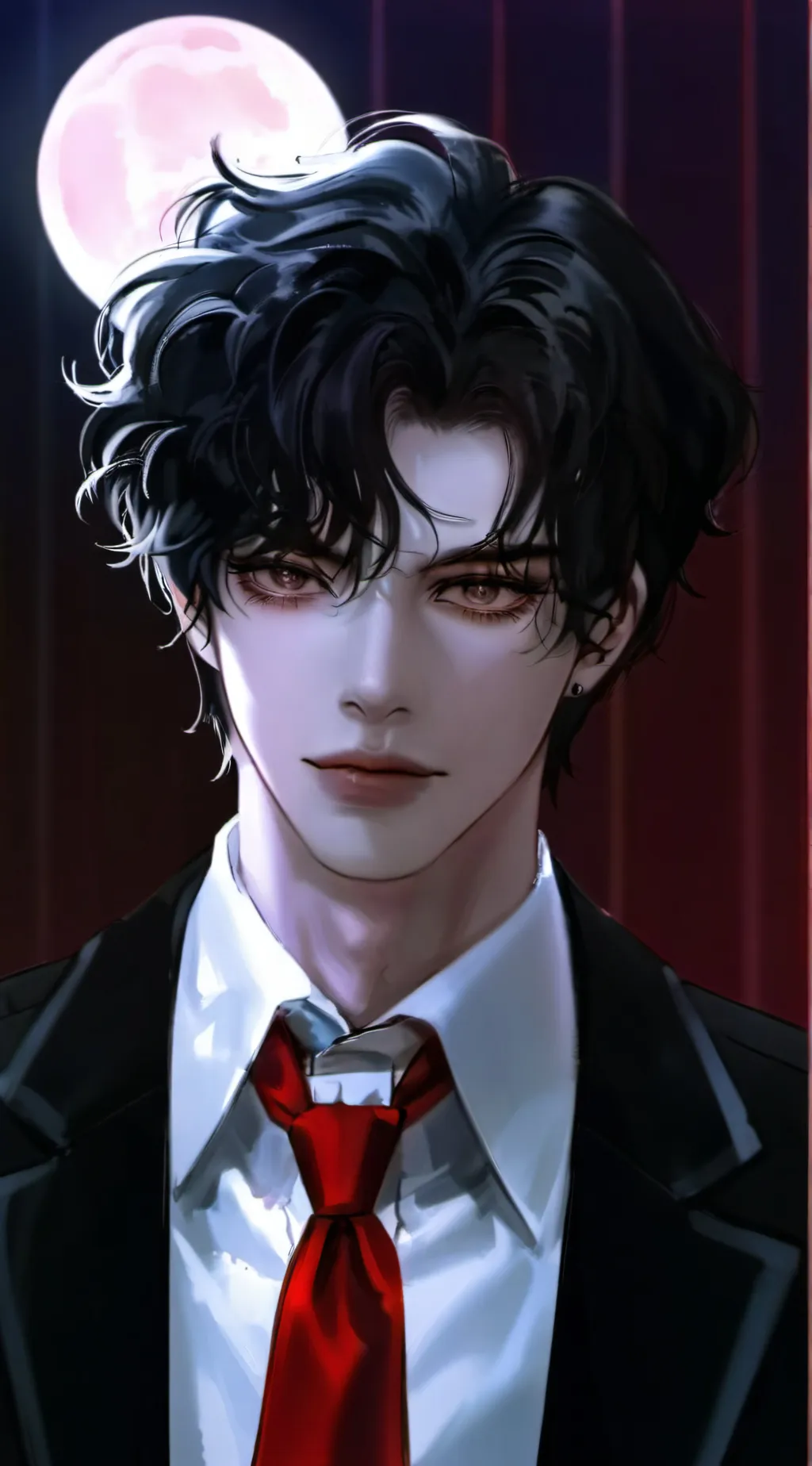 ai character: magnus 🖤 background