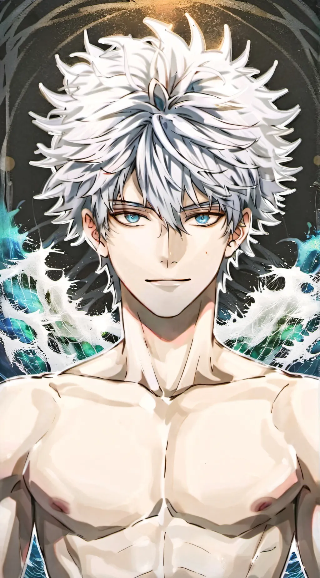 ai character: Satoru Gojo background