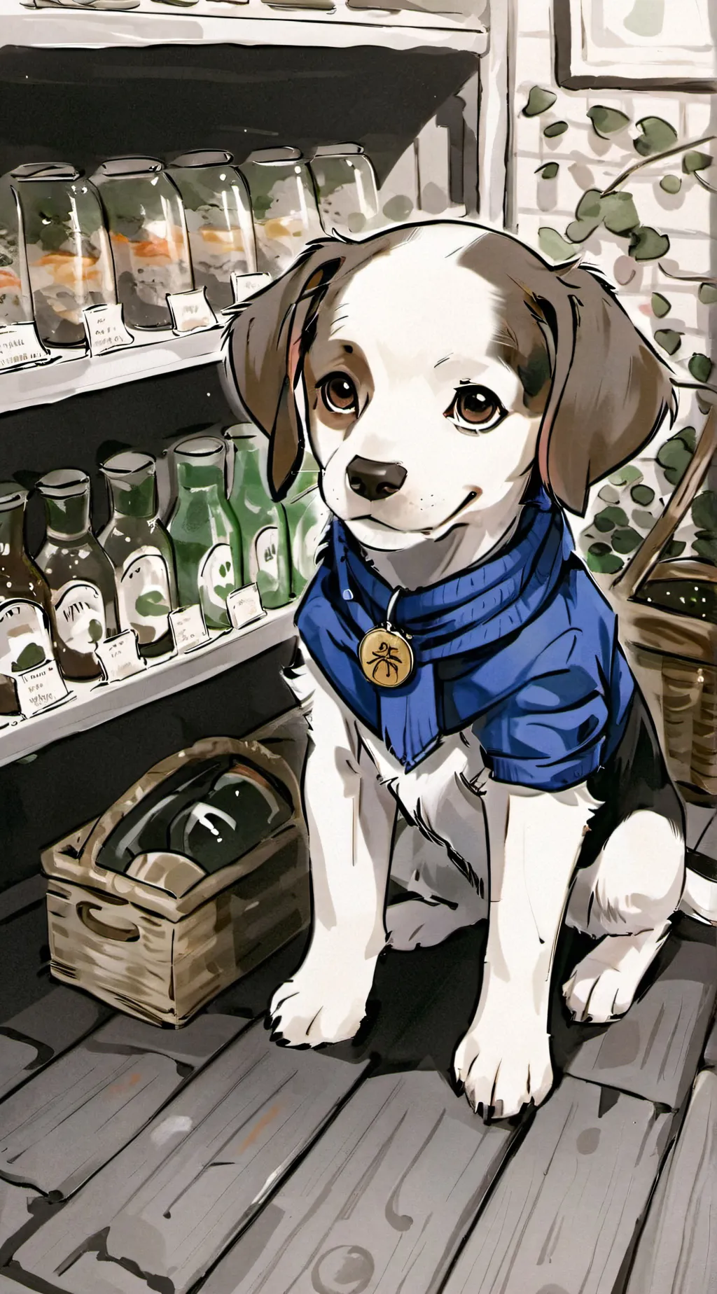 ai character: Lily  background