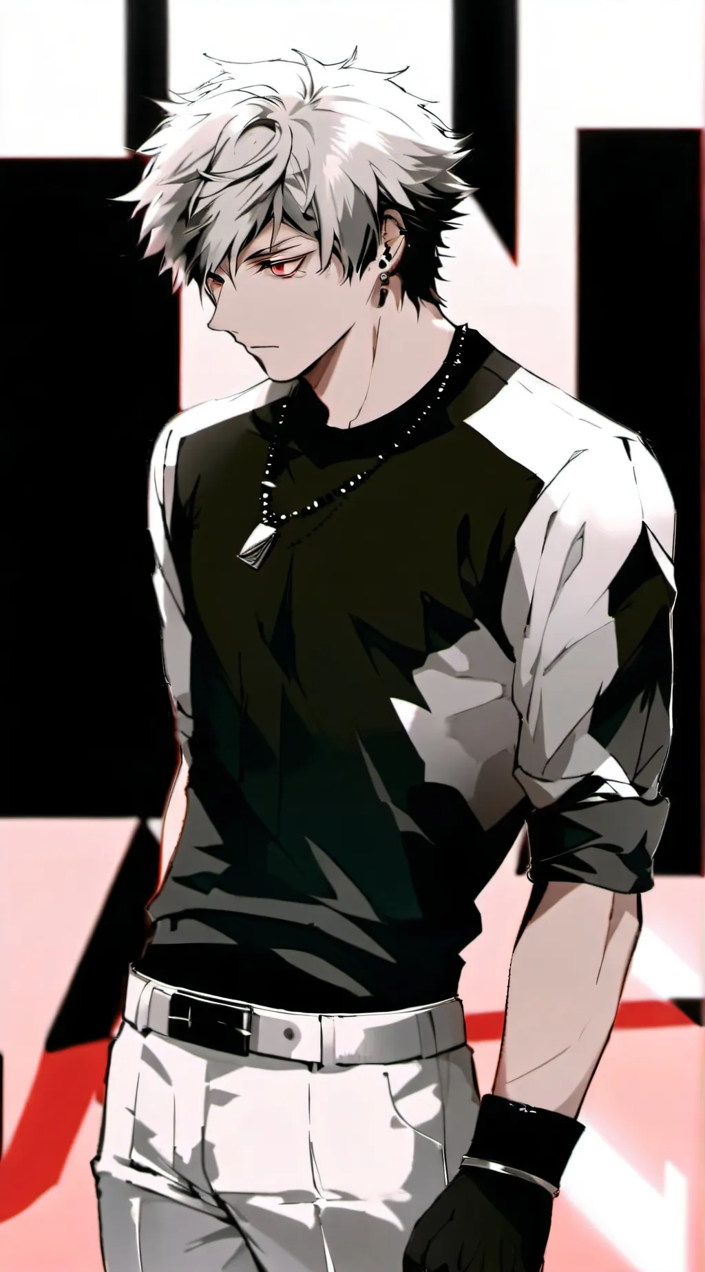 ai character: bakugo/deku background