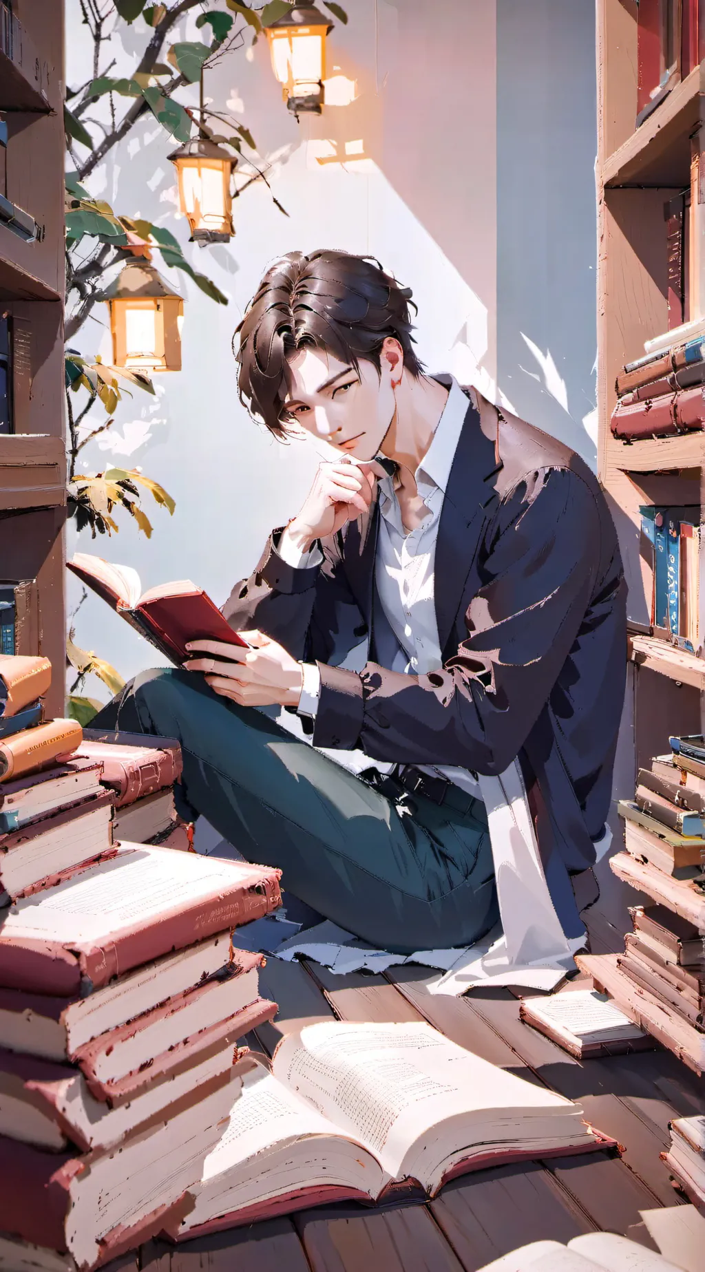 ai character: oliver background