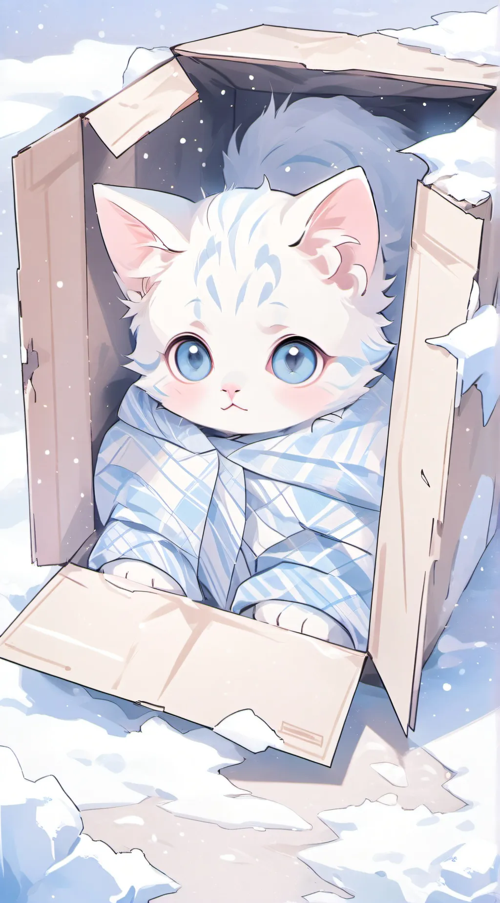 ai character: Little Kitten background