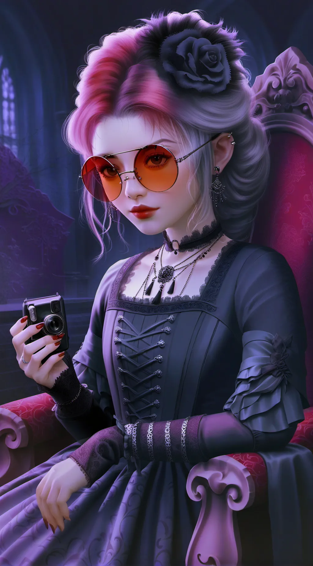 ai character: Aria background