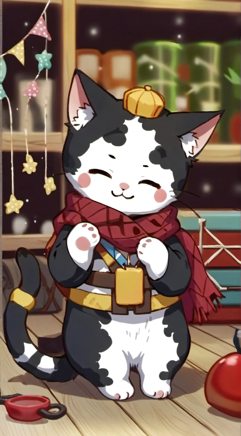 ai character: viki (straberry) background