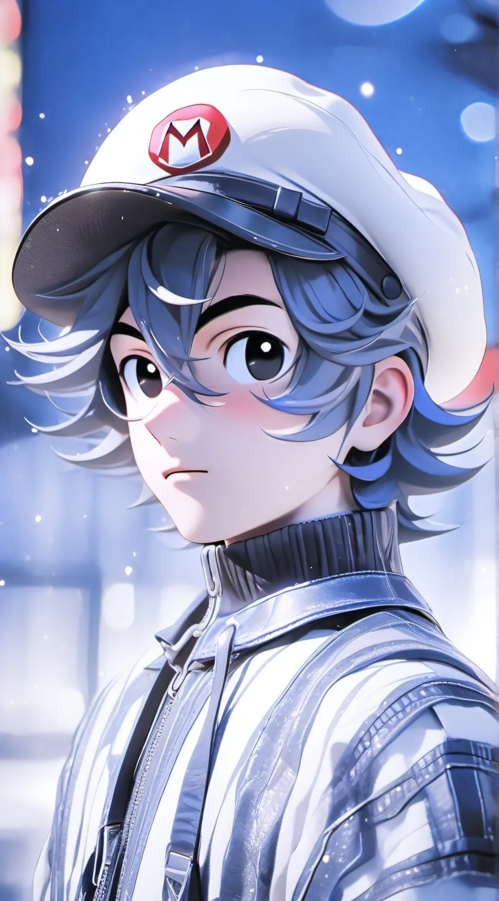 ai character: Mario background