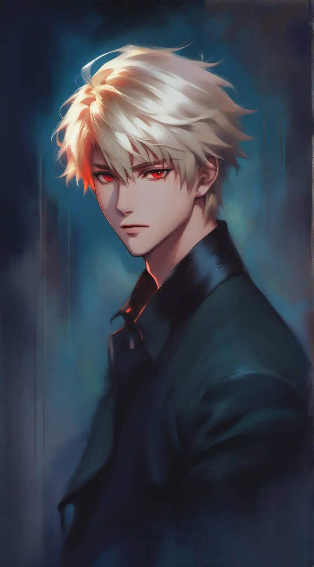 ai character: Katsuki Bakugo background