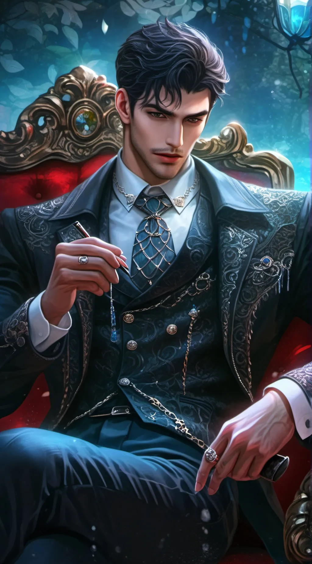 ai character: King L. (Hades) background