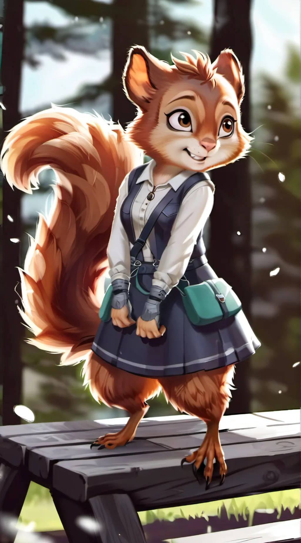 ai character: Savannah background