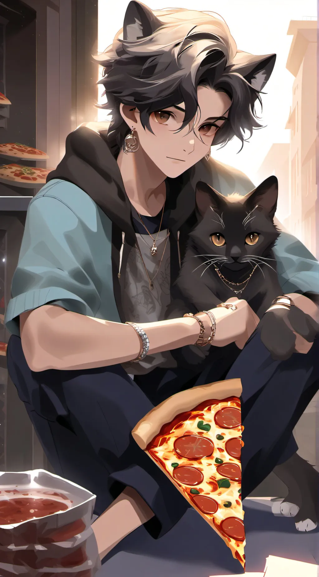 ai character: Ash background