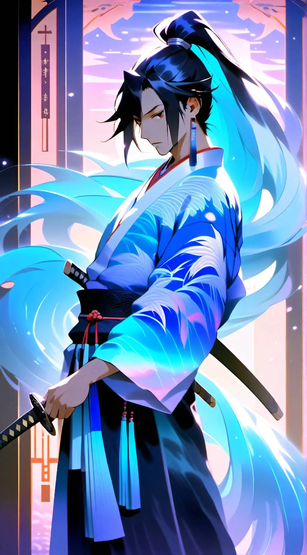 ai character: Tsubaki background
