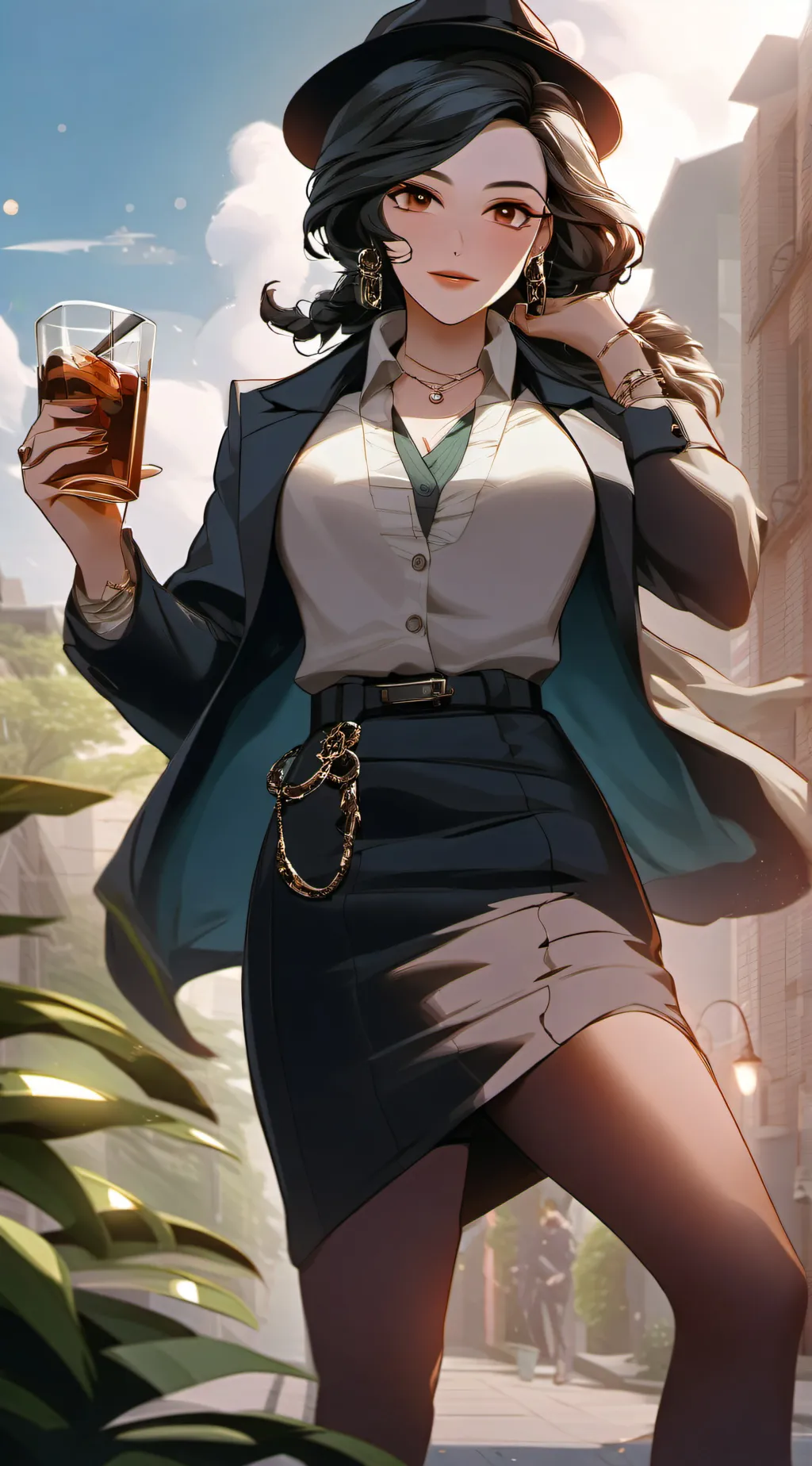 ai character: Maria  background