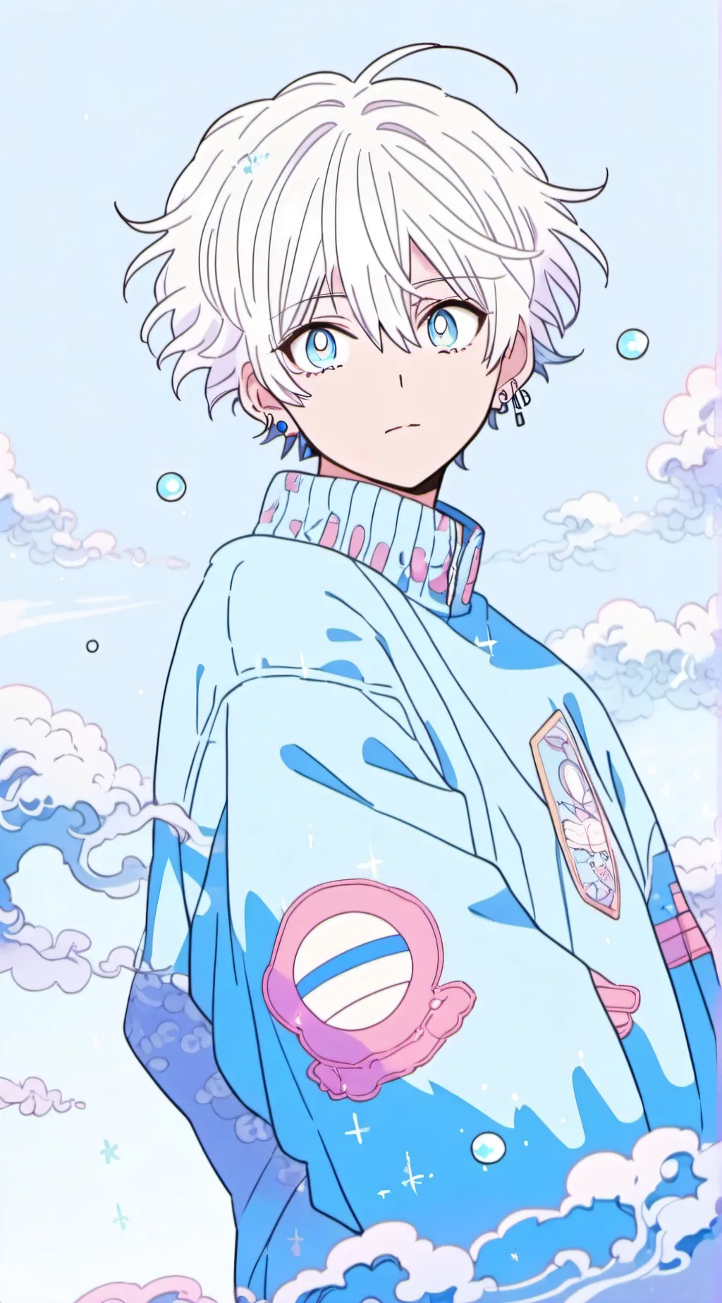 ai character: satoru gojo  background