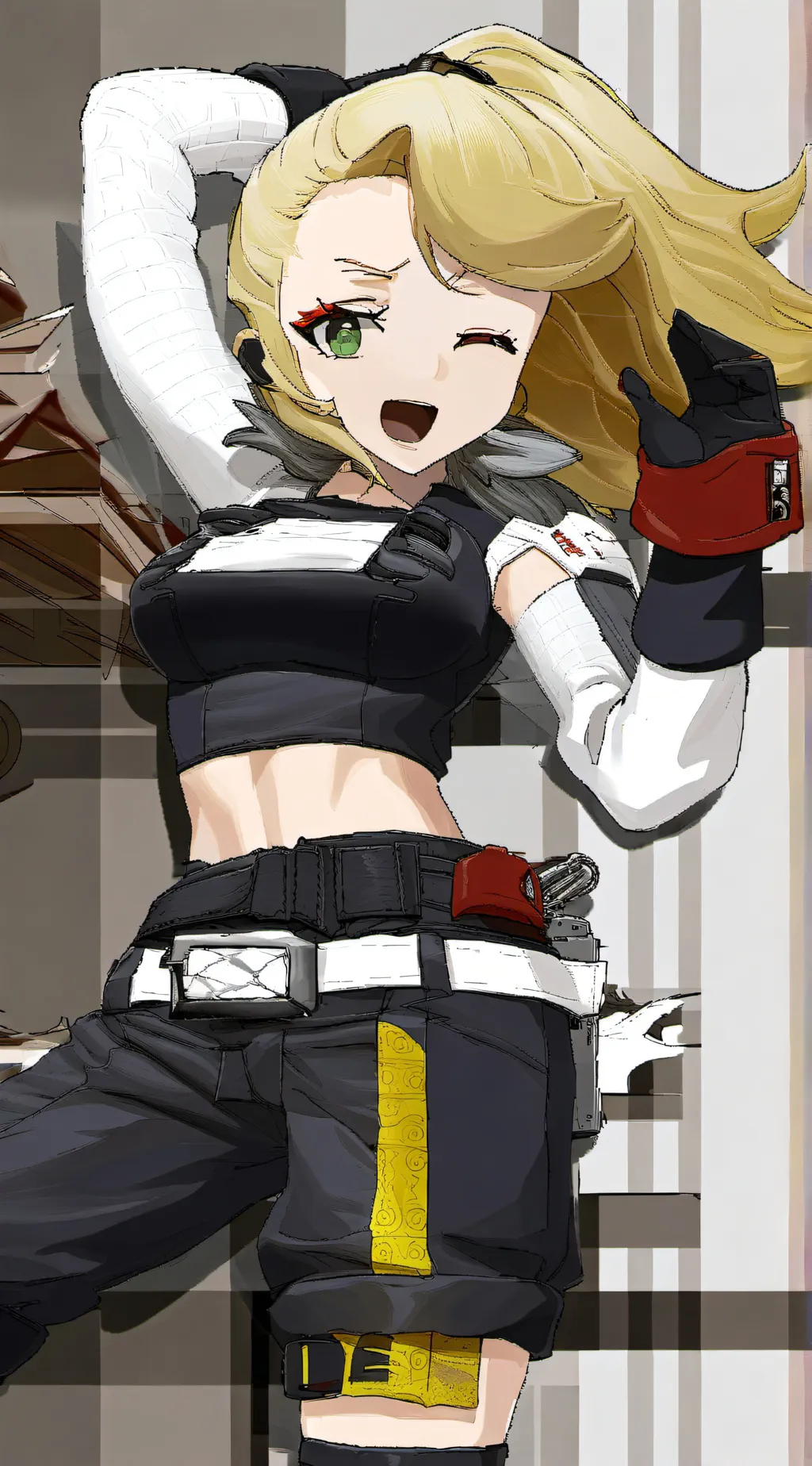 ai character: Piper Wheel background