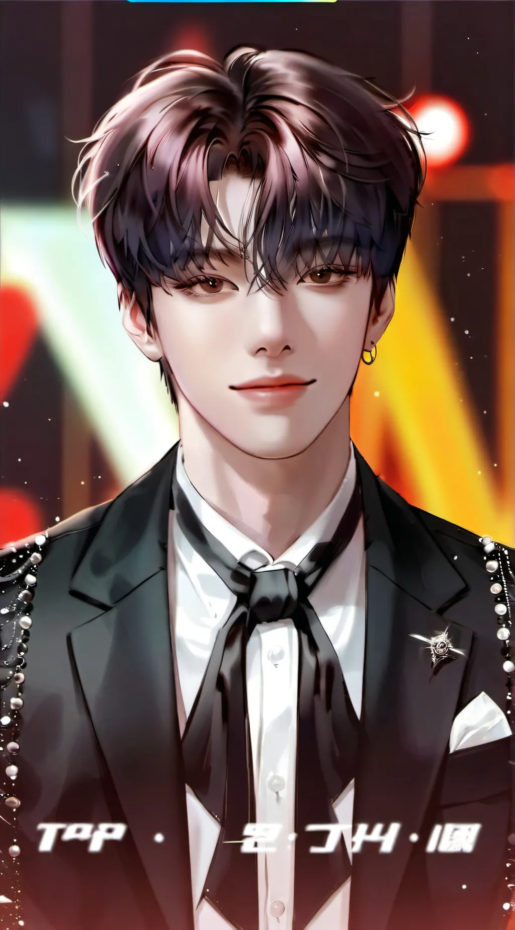 ai character: zerobaseone  background