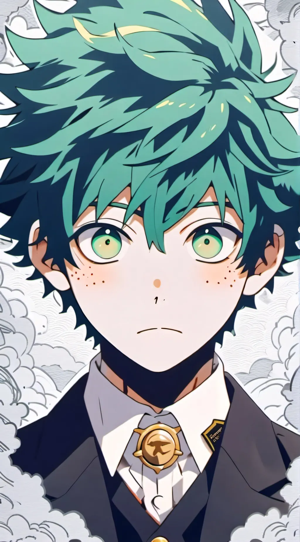 ai character: Deku background